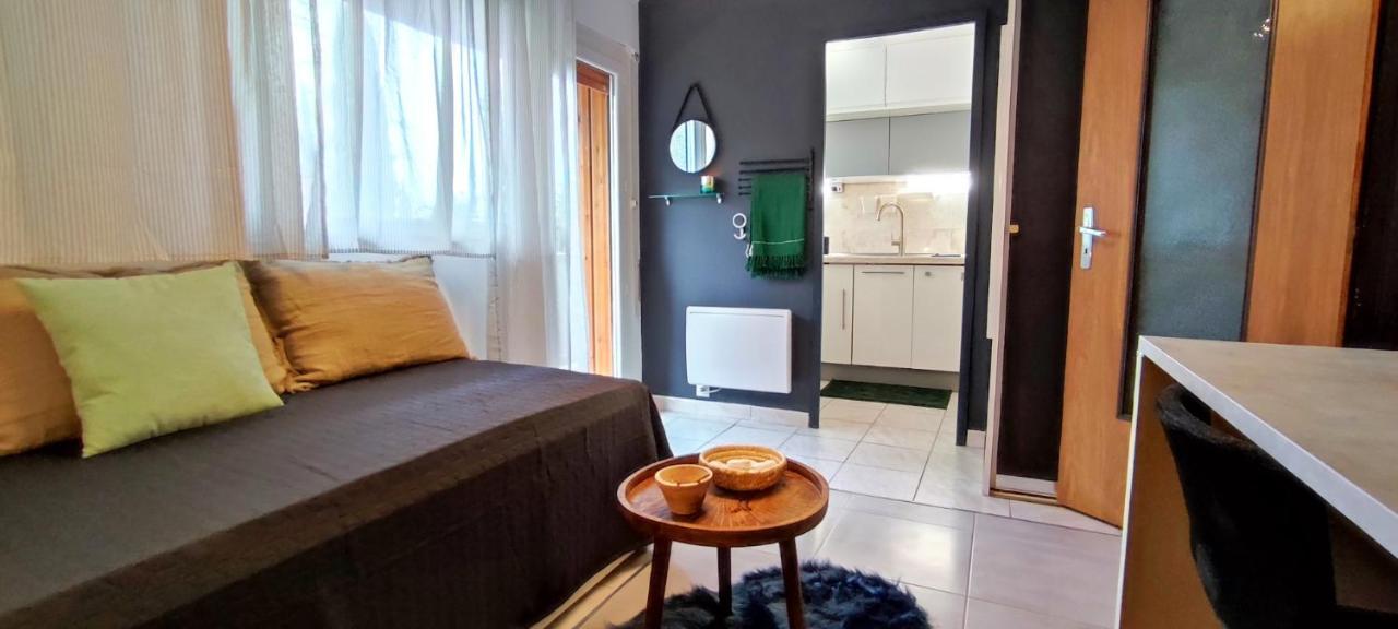 Michelet Studio Climatise Avec Balcon Et Parking Ferme Montpellier Exteriör bild