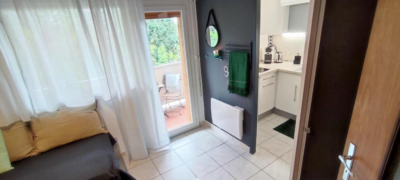 Michelet Studio Climatise Avec Balcon Et Parking Ferme Montpellier Exteriör bild
